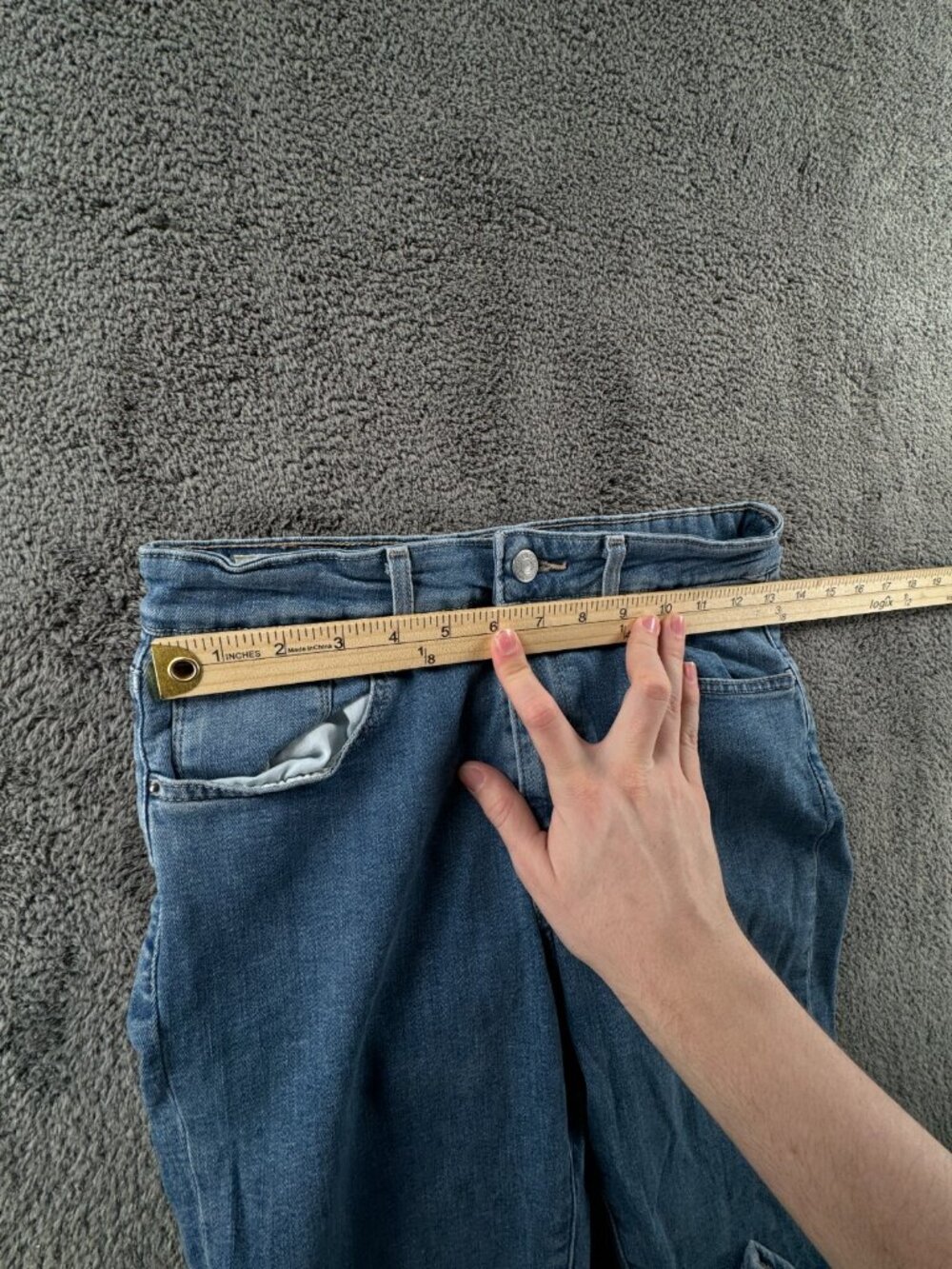 Levis Premium 721 High Rise Skinny Denim Blue Jeans Size 29 Women Cotton Blend - Picture 12 of 16